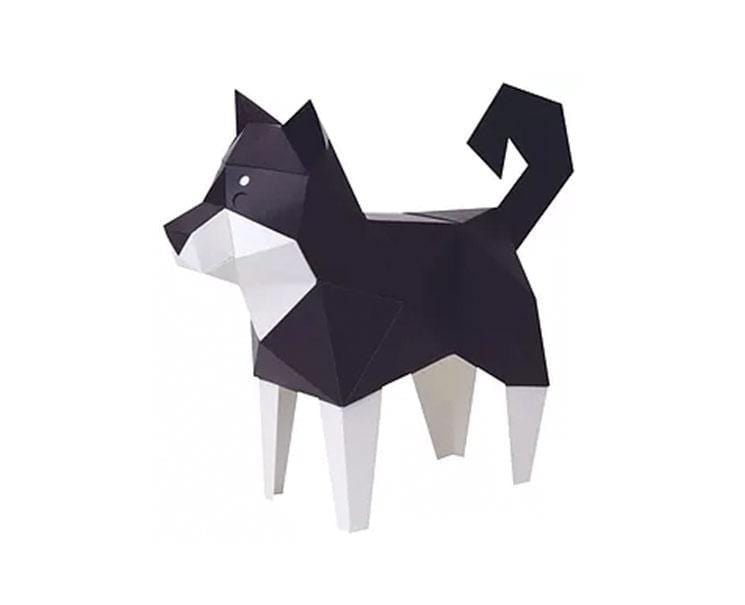 Kaku Kaku Craft: Black Shiba
