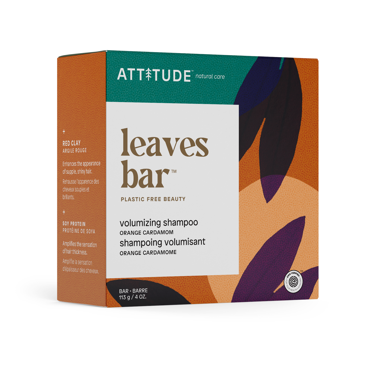 Attitude - Shampoo Bar - Volume, 113 g