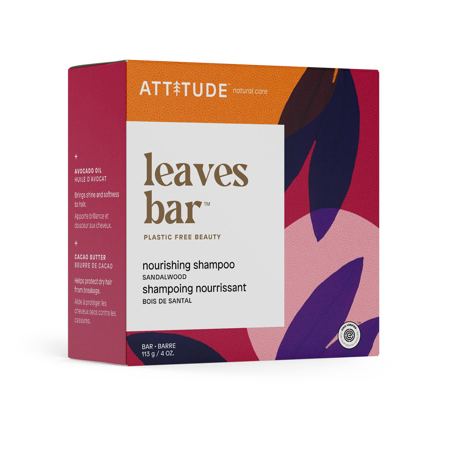 Attitude - Shampoo Bar - Nourishing, 113 g