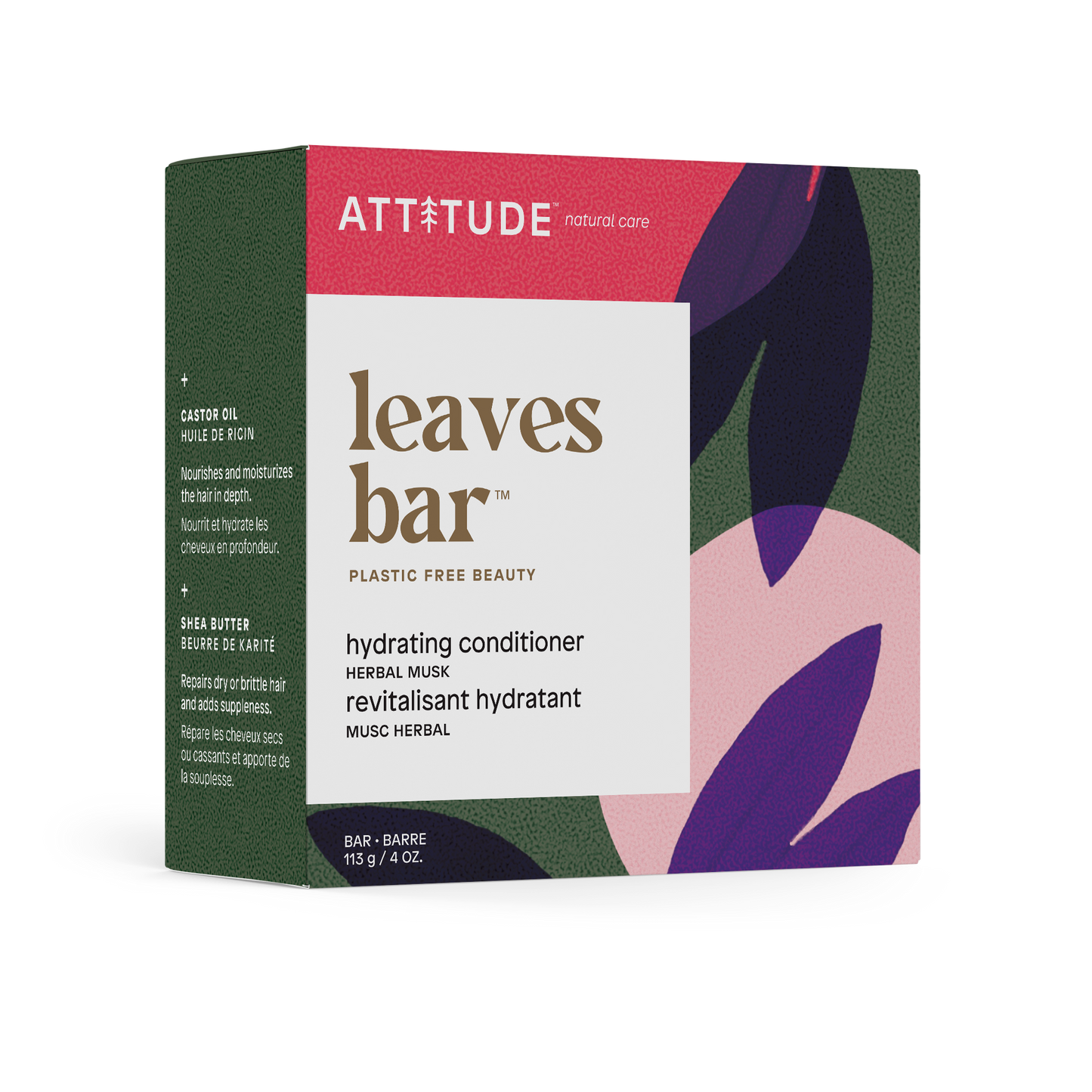 Attitude - Conditioner Bar - Hydrating, 113 g