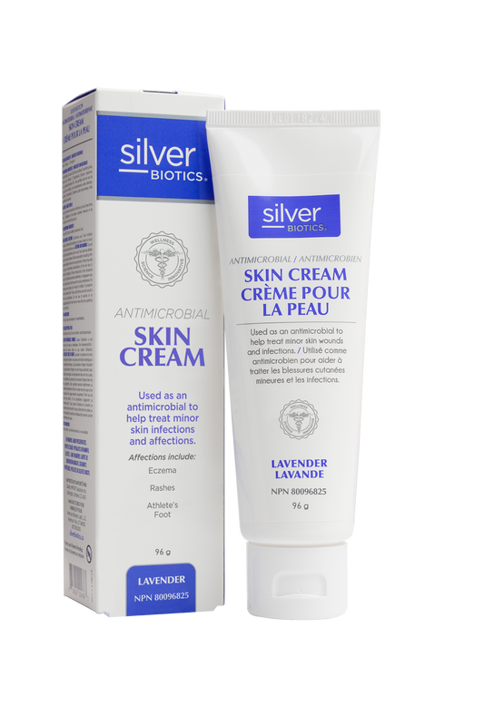 Silver Biotics - Antimicrobial Skin Cream Lavend, 96 g