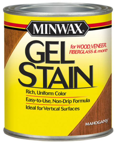 Minwax® 66050 Gel Stain for Wood/Veneer/Fiberglass, 1 Qt, Mahogany