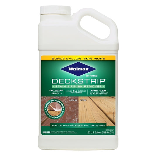 Wolman 1444-6 Deckstrip Stain & Finish Remover, 1.32 Gallon