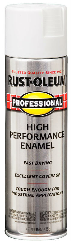 Rust-Oleum® Professional Protective Enamel Spray Paint, 14 Oz, Flat White