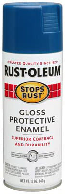 Rust-Oleum® 7727-830 Stops Rust® Protective Enamel Spray, 12 Oz, Royal Blue