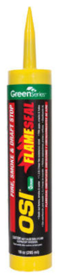 OSI 1390035 Greenseries Flameseal Fire Smoke & Draft Stop Sealant, 10 Oz, Red