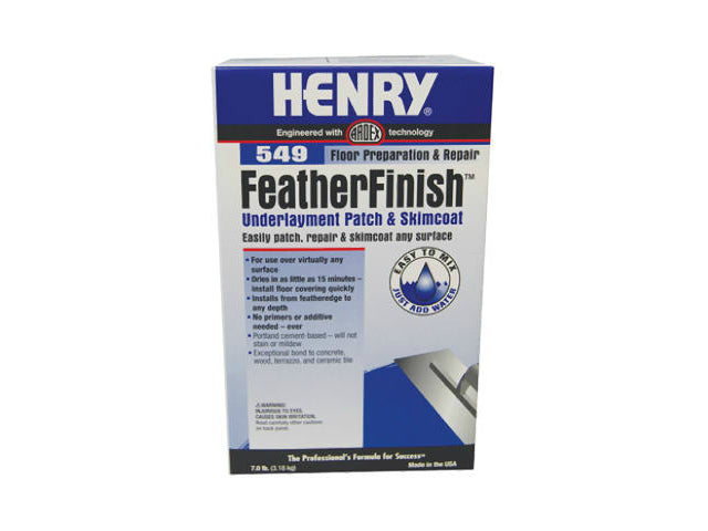 HENRY® 12163Sub Floor Patch & Skim Coat Feather Finish, #549, 7 Lb