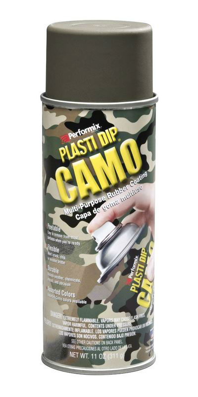 Performix®  11217-6 Plasti Dip® Camo Rubber Coating Aerosol, Green, 11 Oz