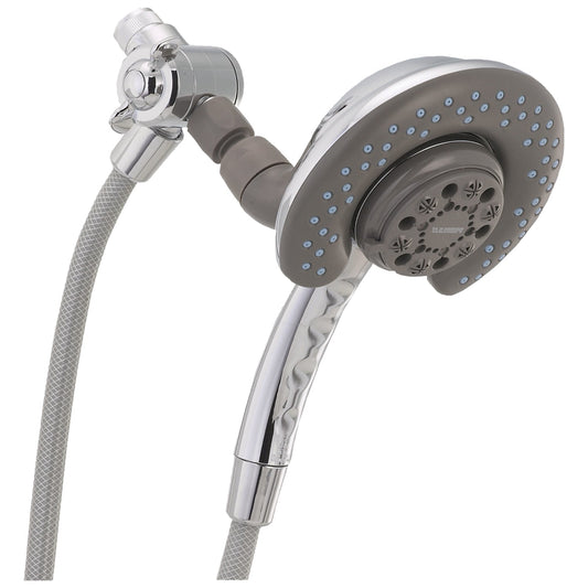 Peerless 76950D Four Spray Massage 2-in-1 shower head, Chrome Finish, 2.50 GPM