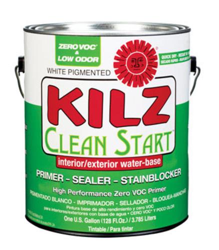 Kilz L211011 Clean Start Primer Sealer Stainblocker, 1 Gallon