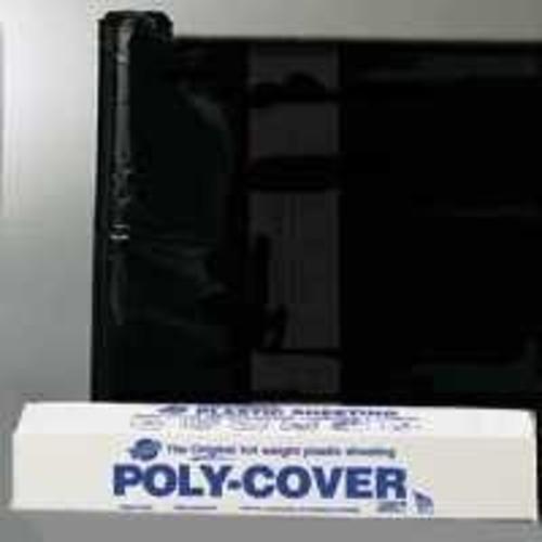 Lbm Poly 4X14-B Polyethylene Sheeting, 14x100', Black