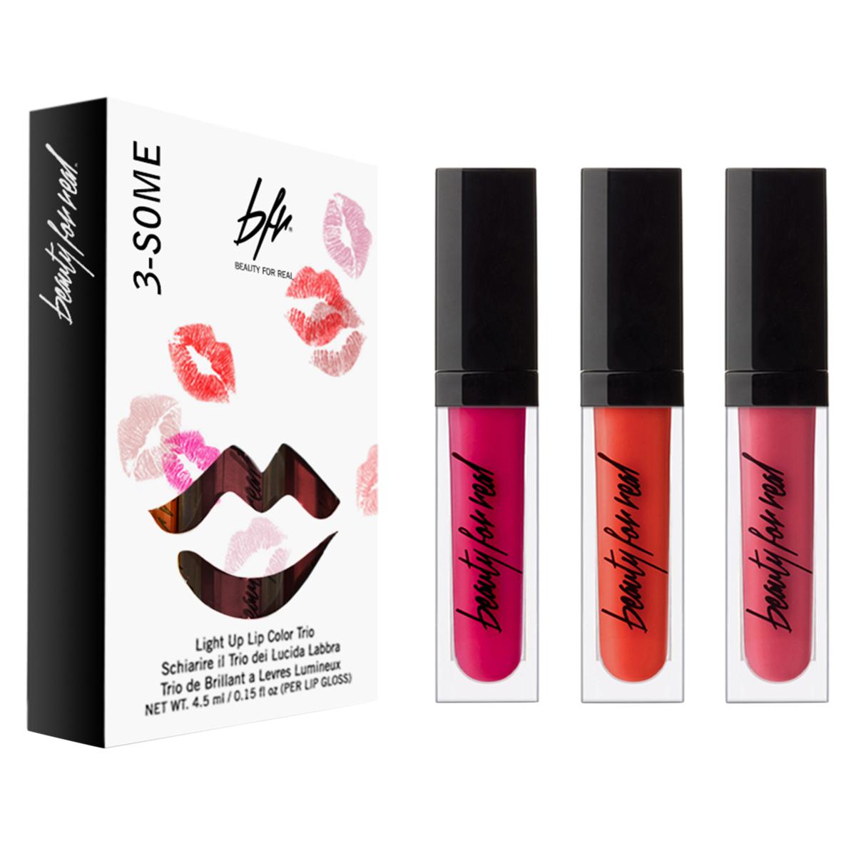 Beauty For Real Liquid Lip Cream Trio - Brights