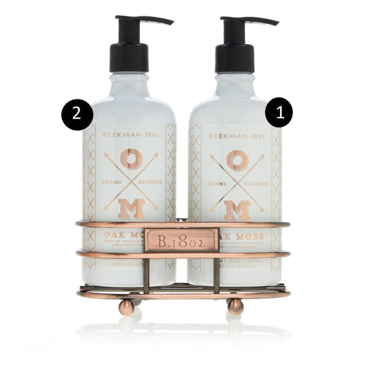 Beekman 1802 Pure Goat Milk Hand Wash Lotion Caddy Set