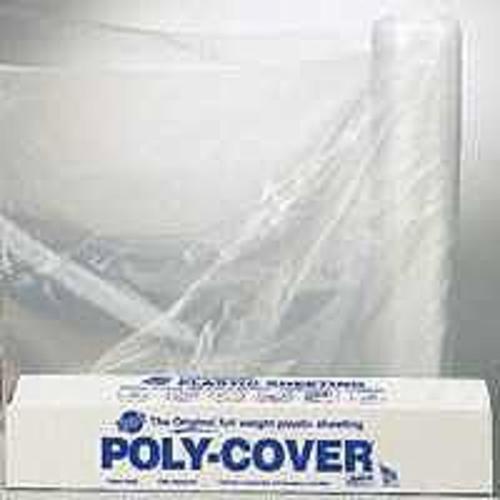 Lbm Poly 6X8-C Polyethylene Film, Clear, 8' x 100', 6 Mil.