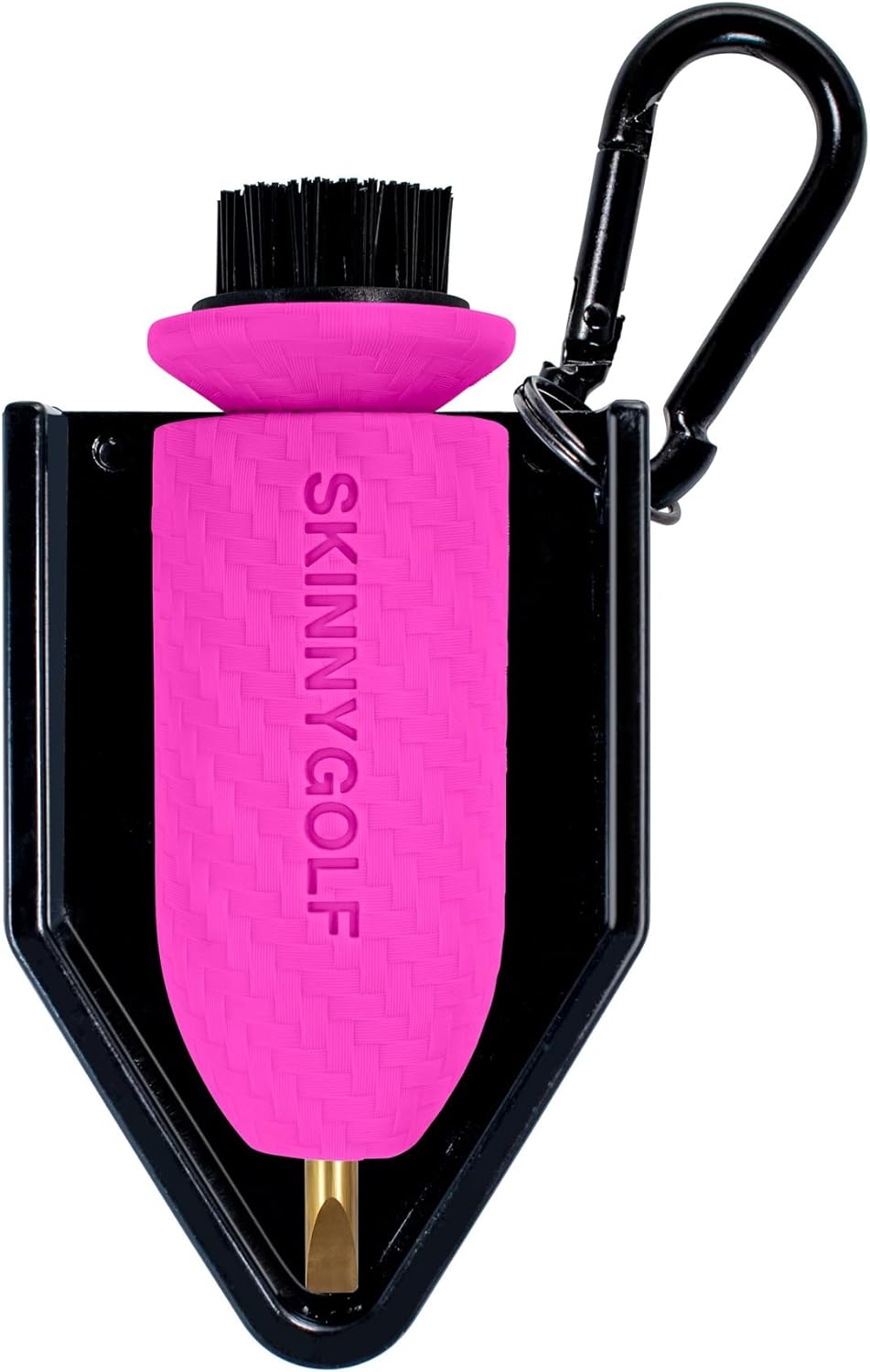 Magnetic Scrub Brush | The Ultimate Bag Accessory | Scrub Brush & Brass Tip Groove Cleaner | Clip to Belt