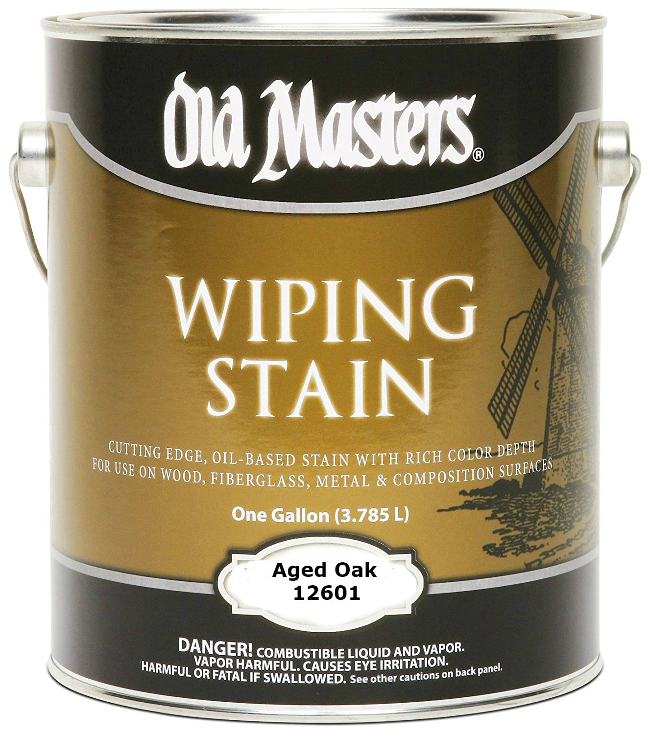 Old Masters 12601 Wiping Stain, Aged Oak, One Gallon