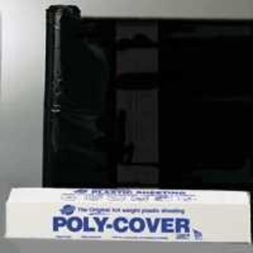 LBM Poly 4X8-B 4-Mil Black Poly Film, 8' x 100'