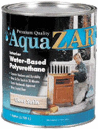 United Gilsonite 34513 "AQUA ZAR" WATER-BASED POLYURETHANE 1GAL - SEMI-GLOSS