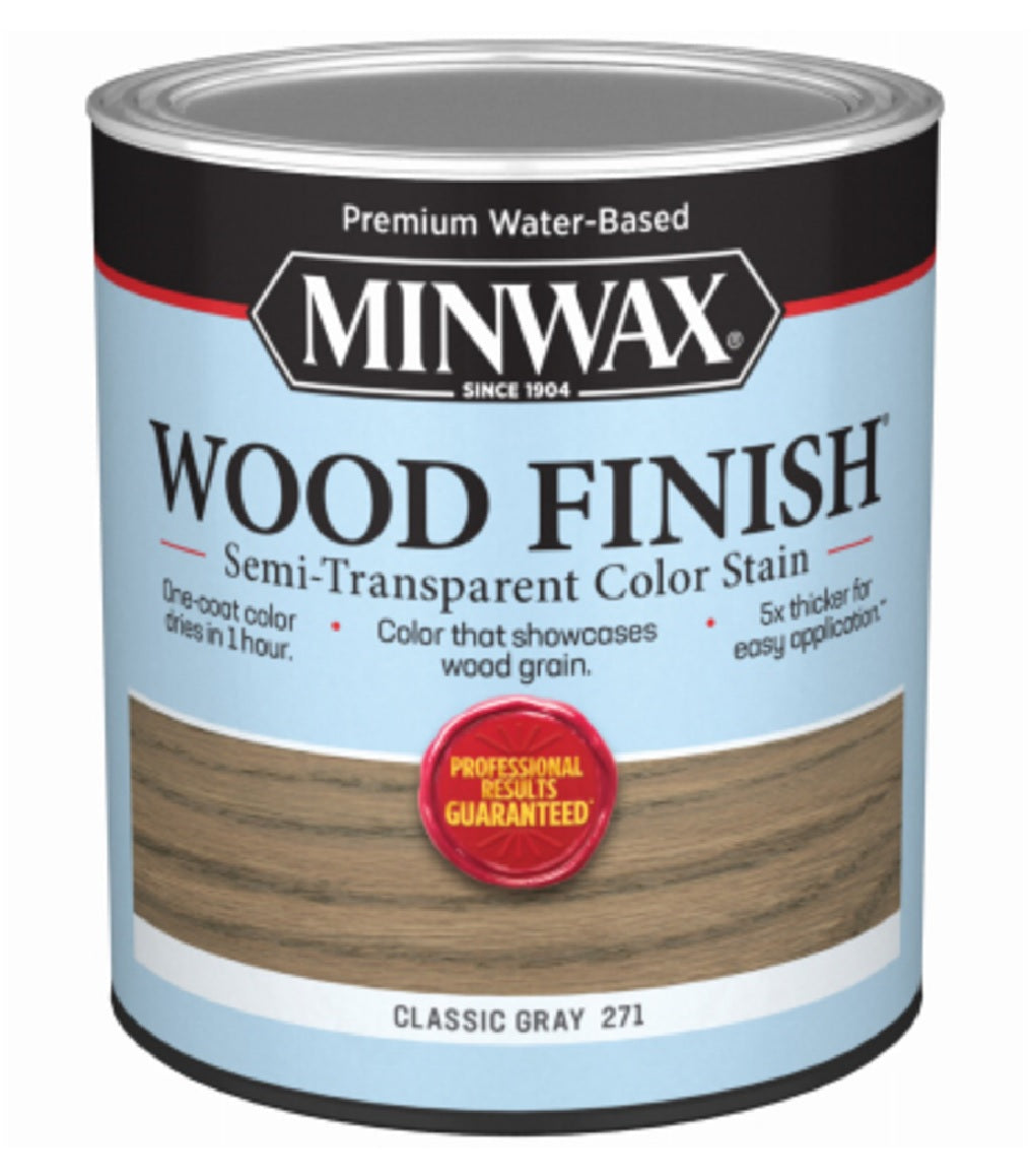 Minwax 108200000 Water-Based Wood Finish Semi-Transparent Interior Stain, 1 Quart