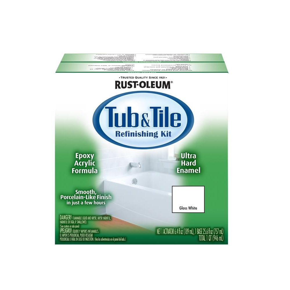 32OZ WHT Tub/Tile Kit