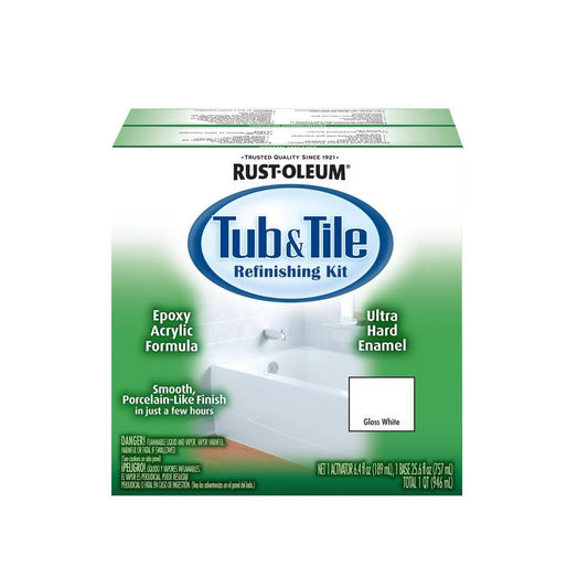 32OZ WHT Tub/Tile Kit