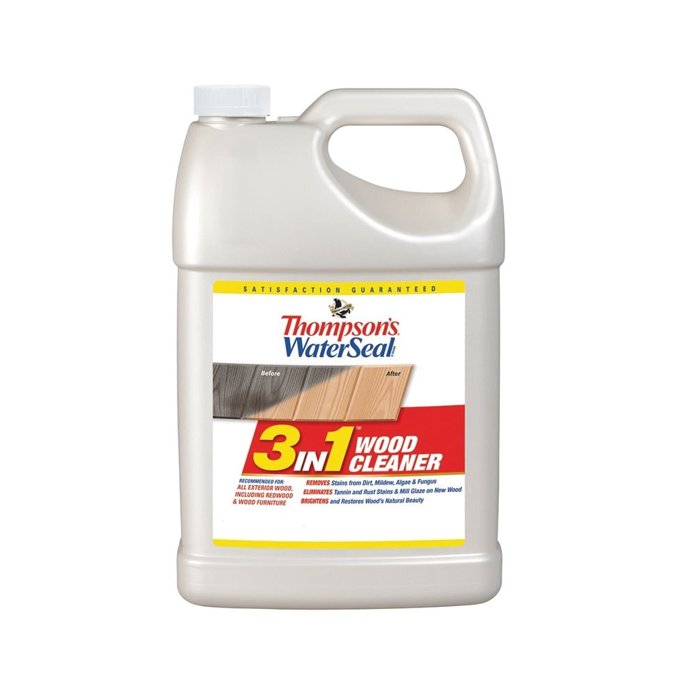 Thompson's WaterSeal TH.074871-16 3-In-1 Wood Cleaner, 1 Gallon