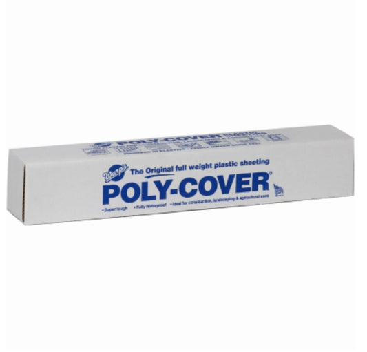 Warp's 6LX10-C Poly Sheeting, 10 Feet x 50 Feet, Clear