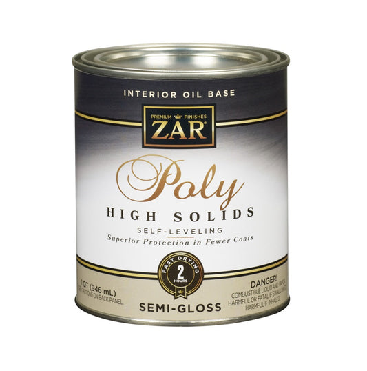 ZAR® 34712 Classic High Solid Polyurethane, Semi-Gloss Sheen, 1 Qt
