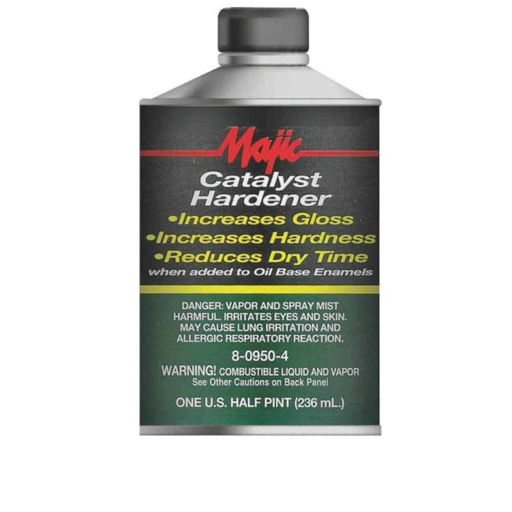 Majic 8-0950-4 Accelerator Hardener, 1/2 Pint, Clear