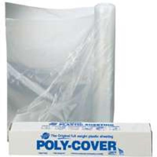 Warp's 4X4CC Poly-Cover Clear Poly Film, 4Mil, 4' x 200'