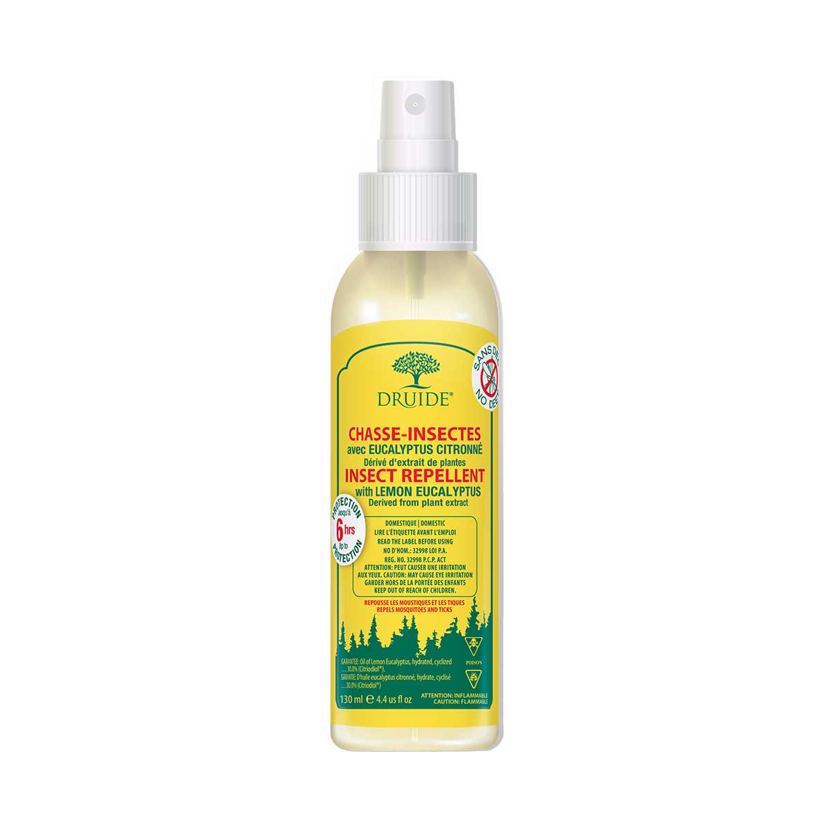 Druide - Insect Repellent Lemon Eucalyptus, 130 mL