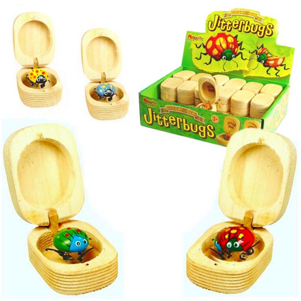 Traditional Wooden Jitterbug Toy (single)
