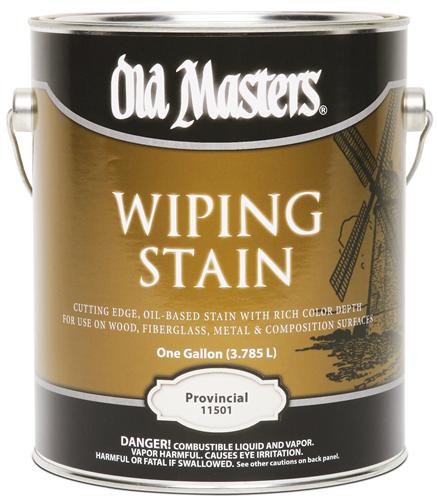 Old Masters 11501 Wiping Stain 1 Gallon, Provincial