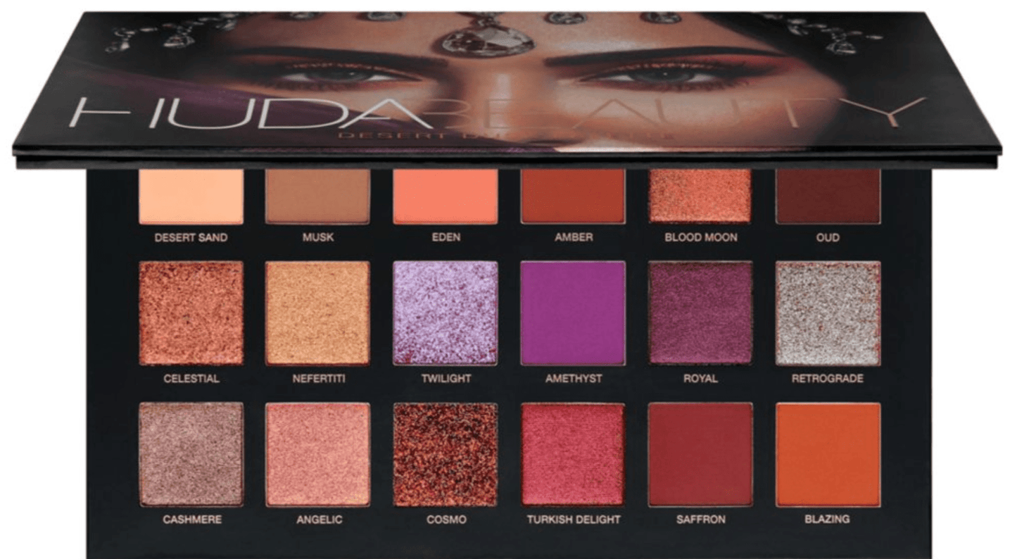 Huda Beauty Eyeshadow Palette Desert Dusk