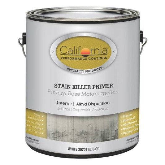 California Paints 20701-1 Stain Killer Primer, Gallon