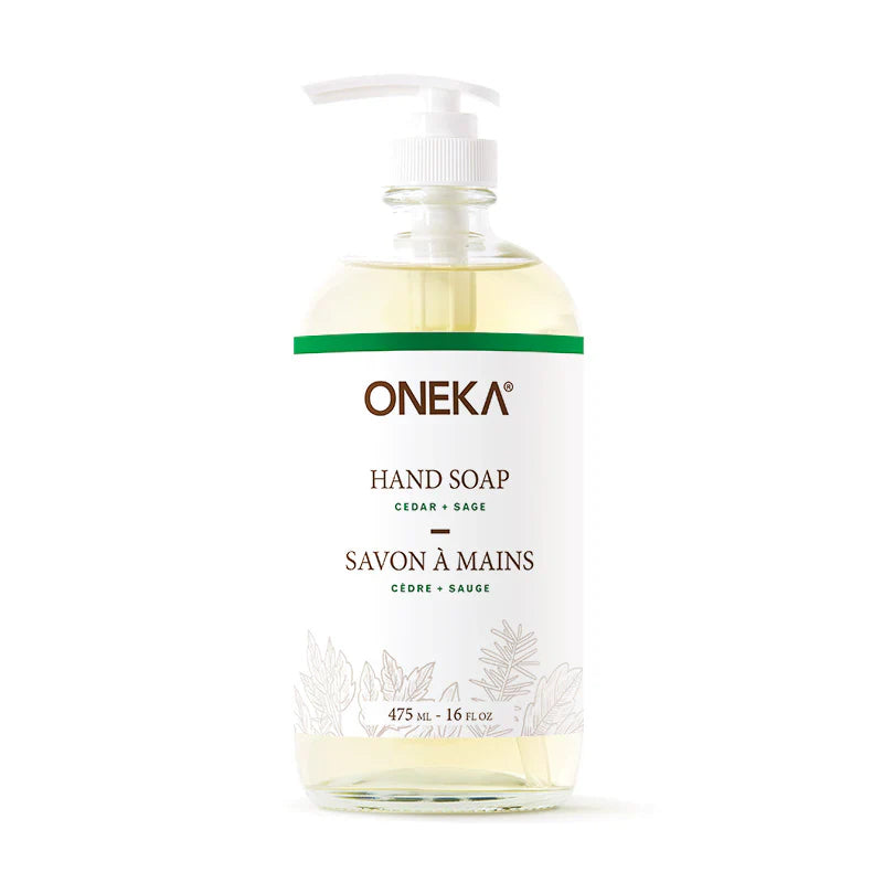 Oneka Elements - Hand Soap- Cedar And Sage, 475 ML