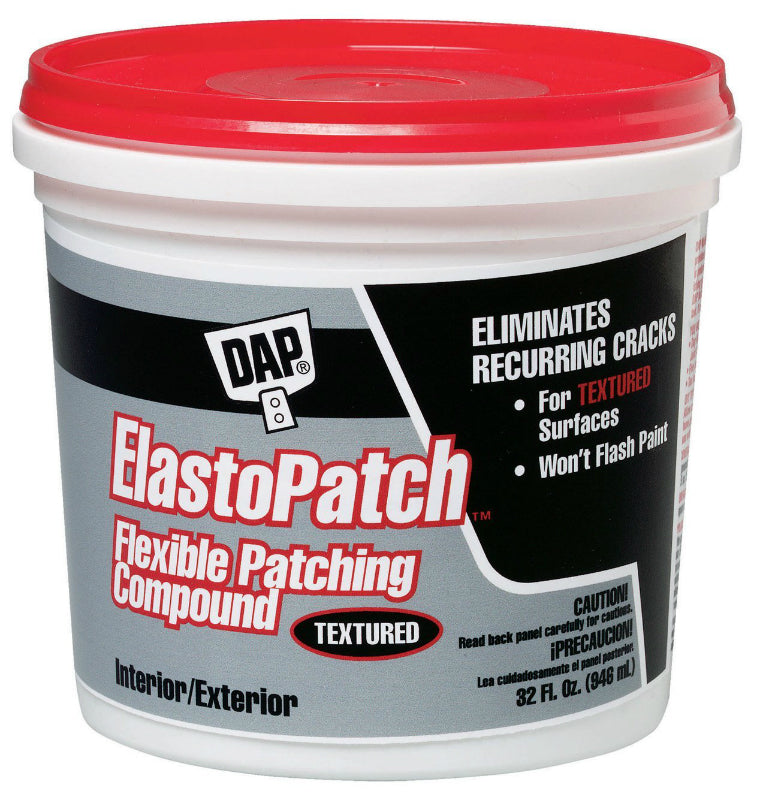 Dap® 12288 Elastopatch® Textured Flexible Patching Compound, 1 Qt, Off White