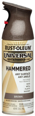 Rust-Oleum® Universal® 1 Coat Coverage Spray Paint, 12 Oz, Hammered Brown