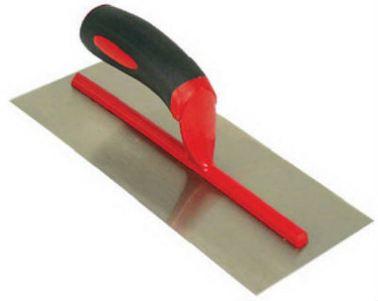 Goldblatt® G05511 Curved Drywall Trowel, 11" x 4.5", Carbon Steel Blade