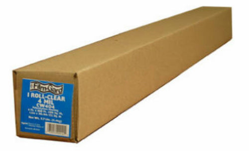 Film-Gard® 625954 Polyethylene Construction Sheeting, 20' x 100', 4 Mil, Clear