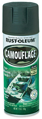 Rust-Oleum® Specialty Camouflage Spray Paint, 12 Oz, Deep Forest Green