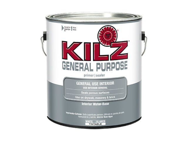 Kilz® 57001 General Purpose Interior Water Based Primer, 1-Gallon