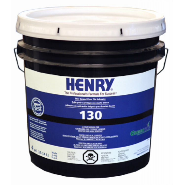 Henry® 11983 Professional 130 Thin Spread Floor Tile Adhesive, 4 Gallon
