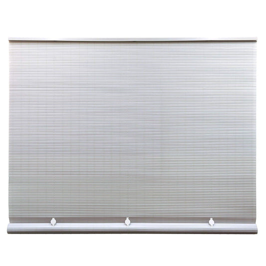 Lewis Hyman 3320136 Cord Free 1/4" Oval Roll Up Blind PVC Shade, White, 36"x72"