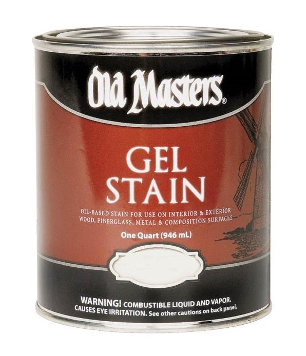 Old Masters 81104 Gel Wood Stain, Dark Mahogany, 1 Quarts