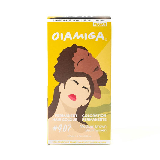 Oiamiga - Hair Colour, Medium Brown, 120ml