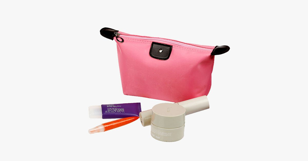 Candy Cosmetic Travel Pouch - Nylon Bag - Zipper Closure - Perfect to Organize Your Cosmetics!