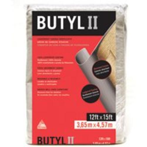 Trimaco 85323 Butyl 2 Layer Drop Cloth, 12x15