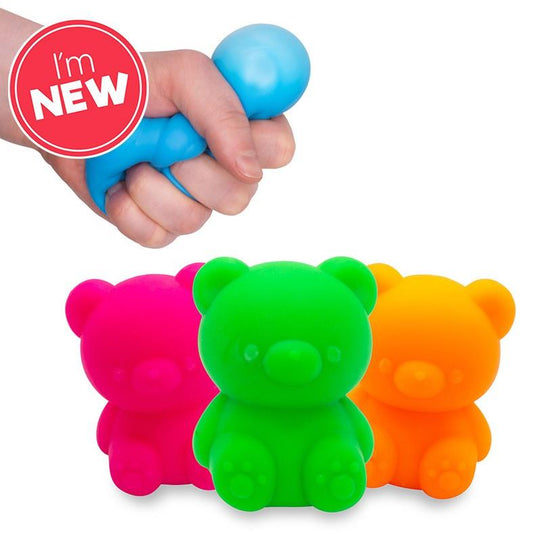 Scrunchems Squishy Neon Scented Bear Toy in Assorted Colours