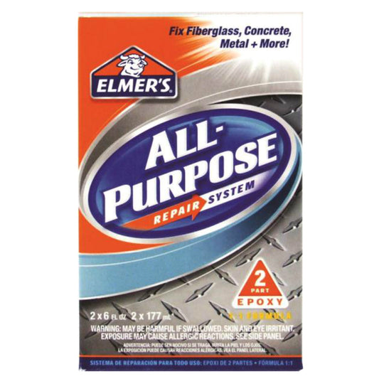 Elmer&#039;s E765 All Purpose Fiberglass Repair System, 12 Oz.